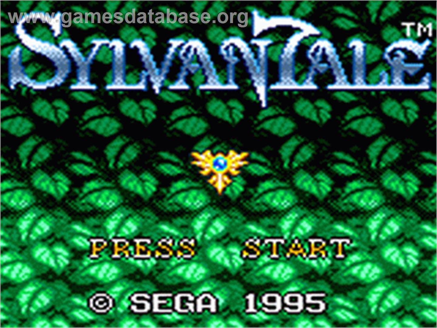 Sylvan Tale - Sega Game Gear - Artwork - Title Screen