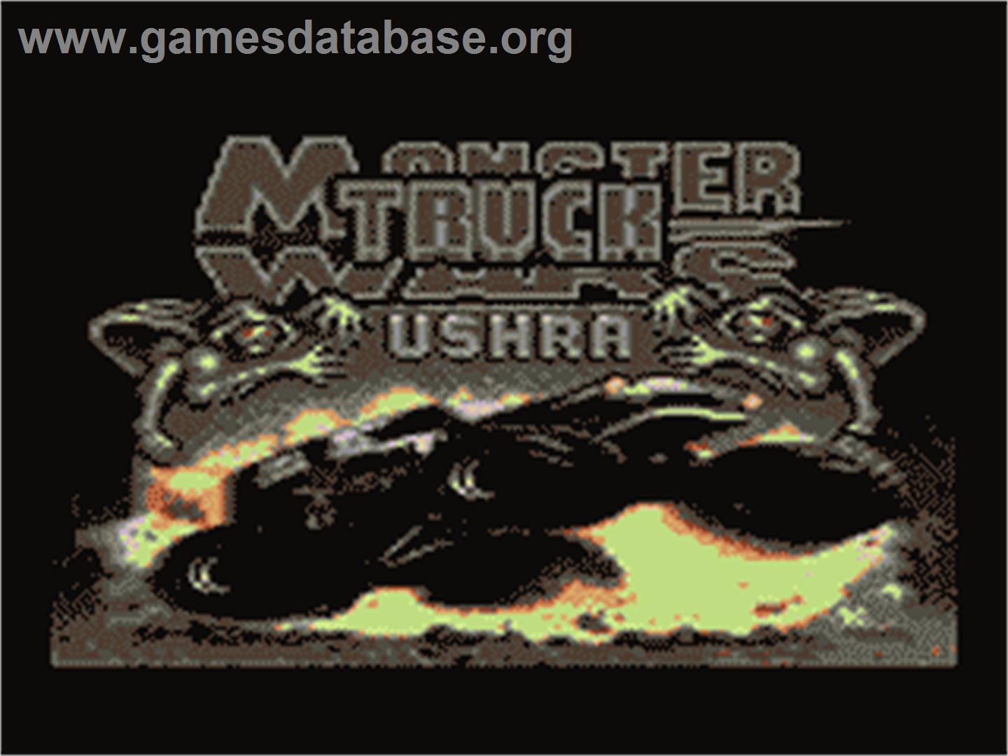 USHRA Monster Truck Wars - Sega Game Gear - Artwork - Title Screen
