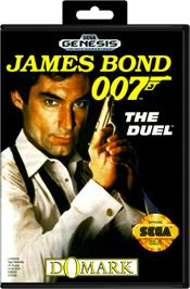 Box cover for 007: The Duel on the Sega Genesis.
