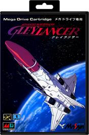 Box cover for Advanced Busterhawk Gleylancer on the Sega Genesis.