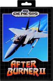Box cover for After Burner II on the Sega Genesis.