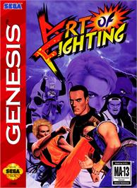 Box cover for Art of Fighting / Ryuuko no Ken on the Sega Genesis.
