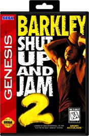 Box cover for Barkley: Shut Up and Jam on the Sega Genesis.