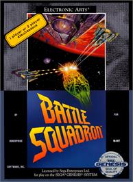 Box cover for Battle Squadron on the Sega Genesis.