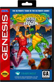 Box cover for Battletoads & Double Dragon: The Ultimate Team on the Sega Genesis.