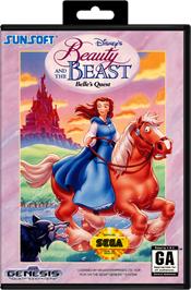 Box cover for Beauty and the Beast: Belle's Quest on the Sega Genesis.