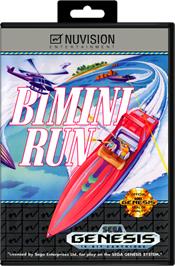 Box cover for Bimini Run on the Sega Genesis.