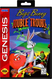 Box cover for Bugs Bunny in Double Trouble on the Sega Genesis.
