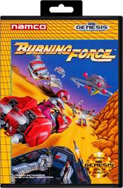 Box cover for Burning Force on the Sega Genesis.