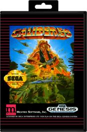Box cover for Caliber 50 on the Sega Genesis.