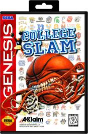 Box cover for College Slam on the Sega Genesis.