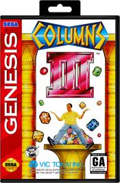 Box cover for Columns III on the Sega Genesis.
