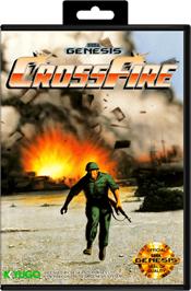 Box cover for CrossFire on the Sega Genesis.