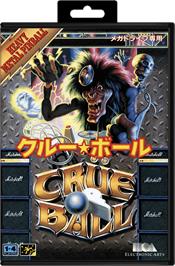 Box cover for Crüe Ball on the Sega Genesis.