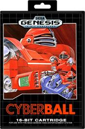 Box cover for Cyberball on the Sega Genesis.