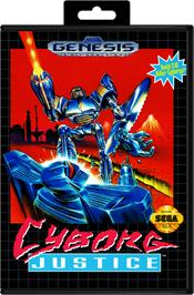 Box cover for Cyborg Justice on the Sega Genesis.