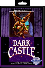 Box cover for Dark Castle on the Sega Genesis.