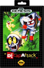 Box cover for Decapattack on the Sega Genesis.