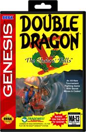 Box cover for Double Dragon V: The Shadow Falls on the Sega Genesis.