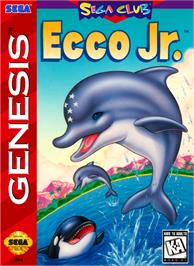 Box cover for Ecco Jr. on the Sega Genesis.