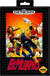 Box cover for Ex-Mutants on the Sega Genesis.