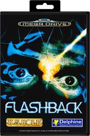 Box cover for Flashback on the Sega Genesis.