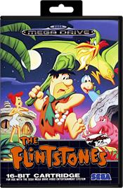 Box cover for Flintstones, The on the Sega Genesis.