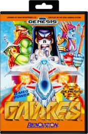 Box cover for Gaiares on the Sega Genesis.