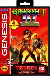 Box cover for Gauntlet IV on the Sega Genesis.