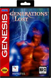 Box cover for Generations Lost on the Sega Genesis.