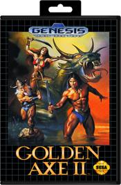 Box cover for Golden Axe II on the Sega Genesis.