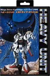 Box cover for Heavy Unit: Mega Drive Special on the Sega Genesis.