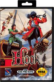 Box cover for Hook on the Sega Genesis.