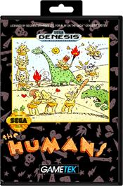 Box cover for Humans, The on the Sega Genesis.