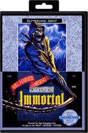 Box cover for Immortal, The on the Sega Genesis.
