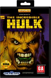 Box cover for Incredible Hulk, The on the Sega Genesis.