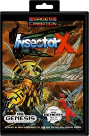 Box cover for Insector-X on the Sega Genesis.