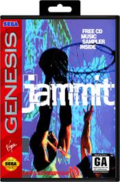 Box cover for Jammit on the Sega Genesis.