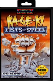 Box cover for Ka•Ge•Ki: Fists of Steel on the Sega Genesis.