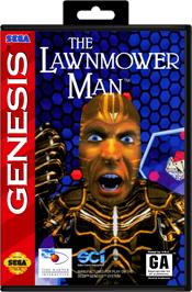 Box cover for Lawnmower Man, The on the Sega Genesis.