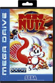 Box cover for Mr Nutz on the Sega Genesis.