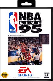 Box cover for NBA Live '95 on the Sega Genesis.