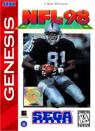 Box cover for NFL 98 on the Sega Genesis.