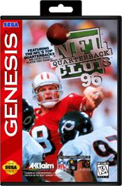 Box cover for NFL Quarterback Club '96 on the Sega Genesis.