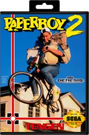 Box cover for Paperboy 2 on the Sega Genesis.
