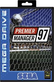 Box cover for Premier Manager 97 on the Sega Genesis.
