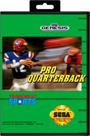 Box cover for Pro Quarterback on the Sega Genesis.