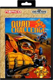 Box cover for Quad Challenge on the Sega Genesis.