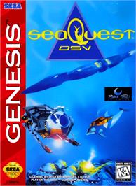 Box cover for SeaQuest DSV on the Sega Genesis.