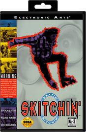 Box cover for Skitchin' on the Sega Genesis.